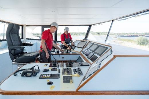 maritime industry colleagues on screen